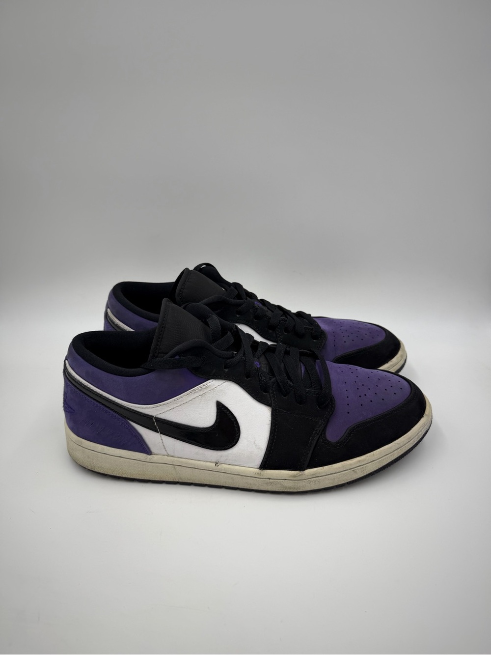 Jordan Air Jordan 1 Low Court Purple White/Black-Court Purple 553558-125 Men 11